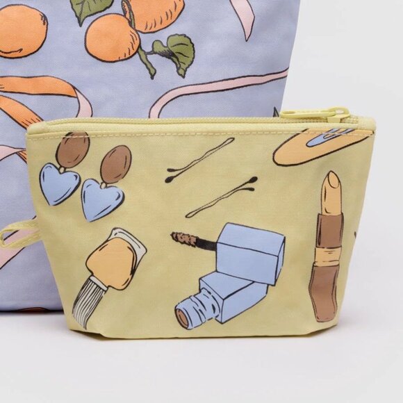 NWOT Baggu Go Pouch Small - Get Ready With Me (Butter) - Picture 1 of 5